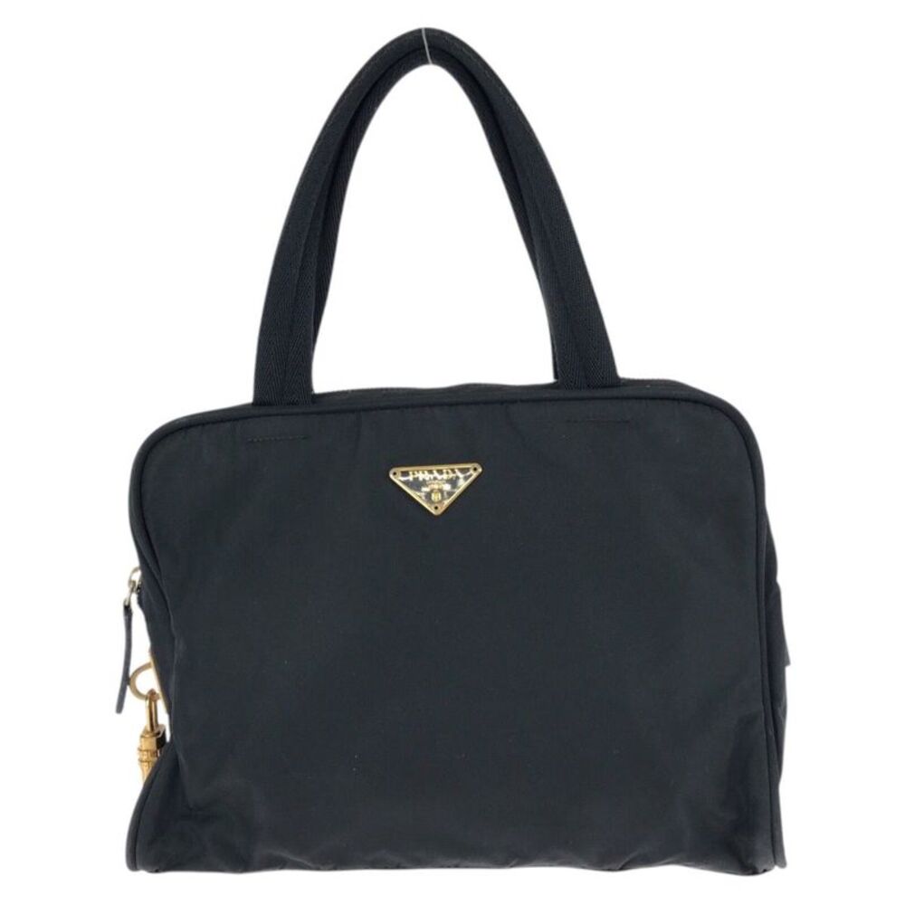 Prada Tessuto Triangle Logo Tote